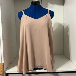 Torrid camisoles, tan, size 10, like new